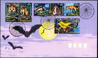 Australia First Day Cover FDC 1997 Creatures of the Night