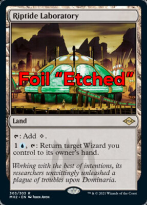 MTG RIPTIDE LABORATORY FOIL EXC - GEZEITENLABOR - MH2 EN ETCHED