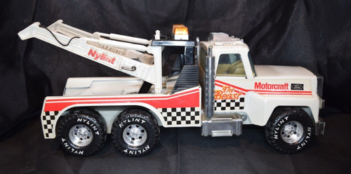 Vintage NYLINT Ford Motorcraft TWIN BOOM WRECKER TOW Truck THE BEAST - Picture 6 of 18
