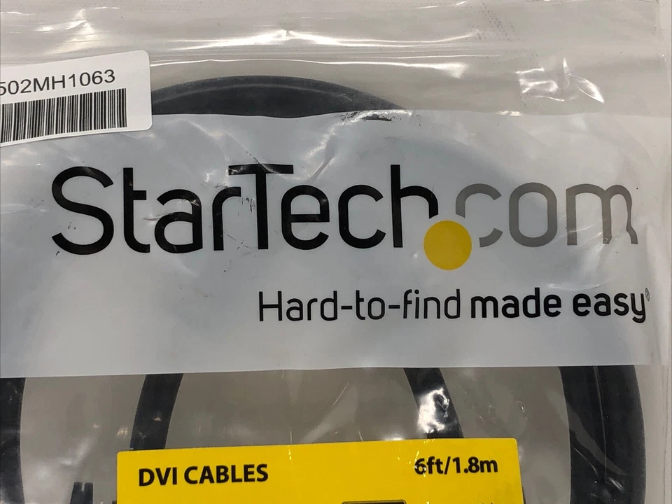 Star Tech DVI Single Link Monitor Cable 6ft/1.8m 23pin Male - Image 3 of 4
