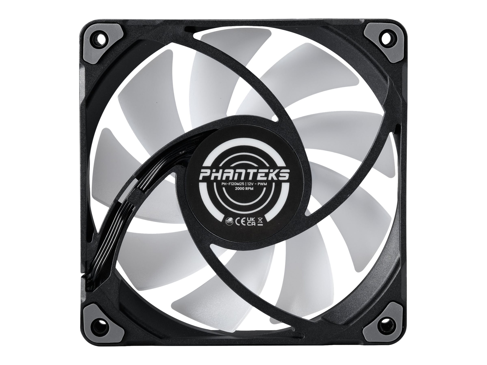 Phanteks M25 Ventilatore 12 cm 500 Giri/min 2000 PH-F120M25_DRGB_PWM_BK01