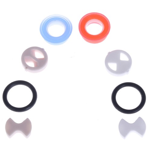 8Pcs/set Ceramic Disc Silicon Washer Insert Turn Replacement 1/2" For Valve BAN - Picture 9 of 12