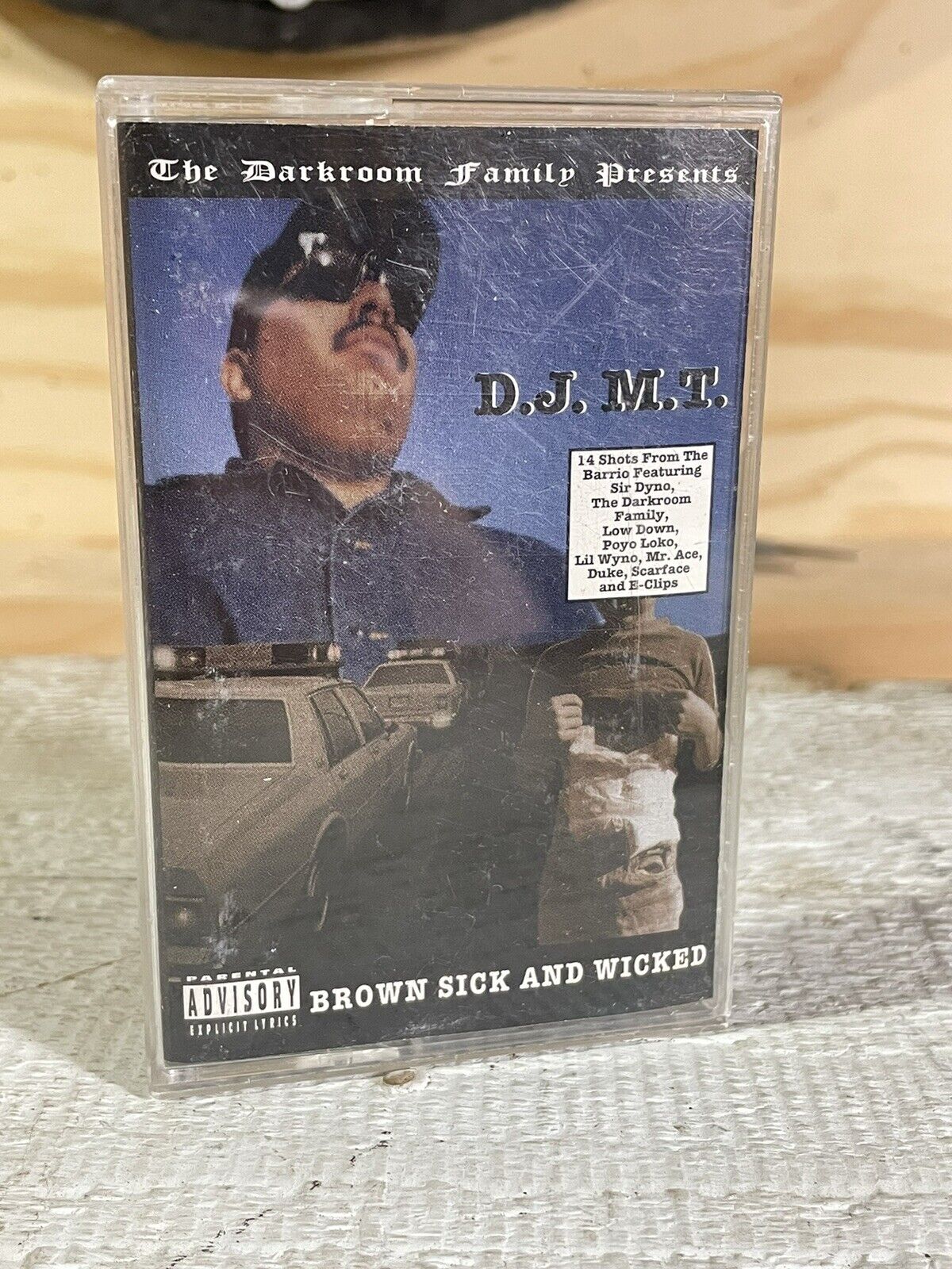 D.J. M.T. Brown Sick And Wicked Cassette OOP HTF Darkroom Family Familia Latino