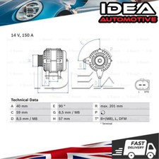 Idea de alternador para VW Transporter Dodge Caliber Journey Jeep Patriot