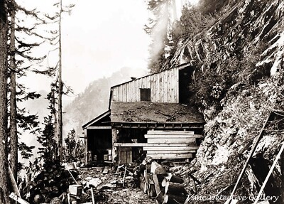 Del Campo Mine, Monte Cristo, Washington - 1912 - Historic Photo Print