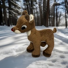 Dan Dee Rudolph The Red Nosed Reindeer Plush Stuffed Toy