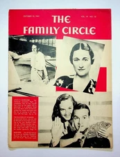 Family Circle Magazine Vol. 19 #15 VG- 3.5 1941 Low Grade