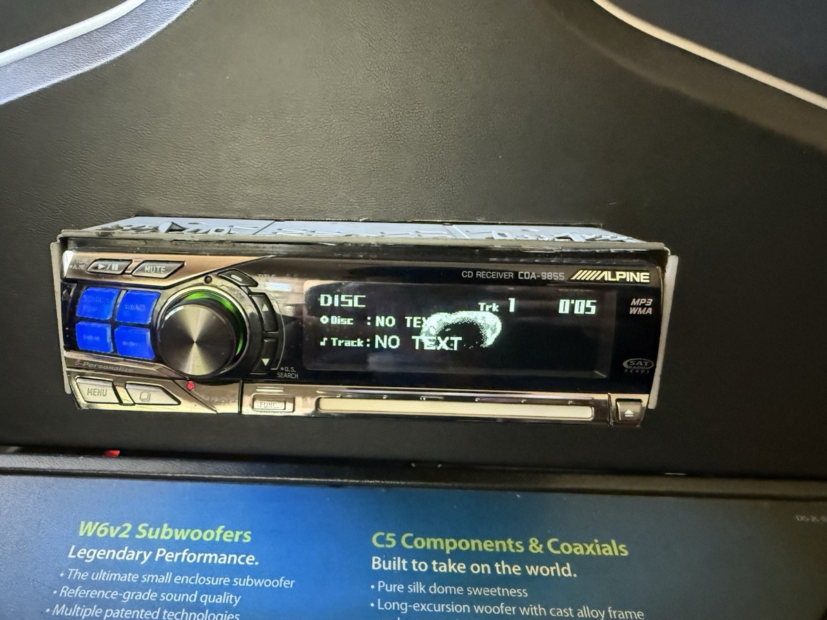 ALPINE CDA-9855 Cd Player Car Stereo Receiver | eBay