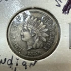 1859 Indian Head 1 Cent In VF Condition