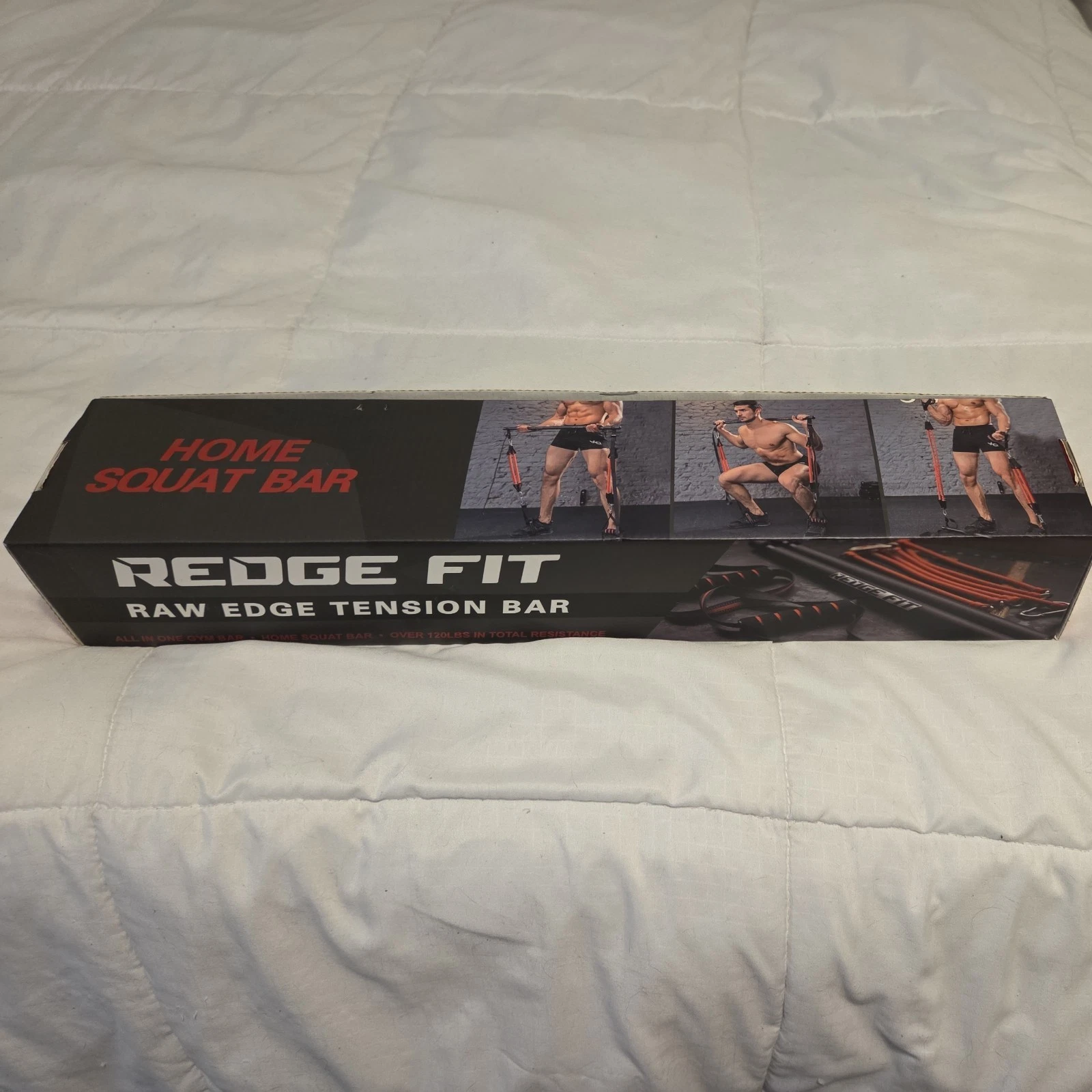Portable Home Gym Resistance Bar System 180lbs Bands Full Body Workout Carry Bag
Opens in a new wind