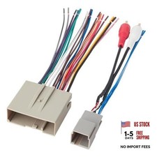 Car Radio Wiring Harness with RCA Plug Compatible with Selected 2003-2013