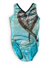 LAURIE HERNANDEZ Leotard GK ELITE gymnastics “EMPOWERMENT” TANK Heart  AM