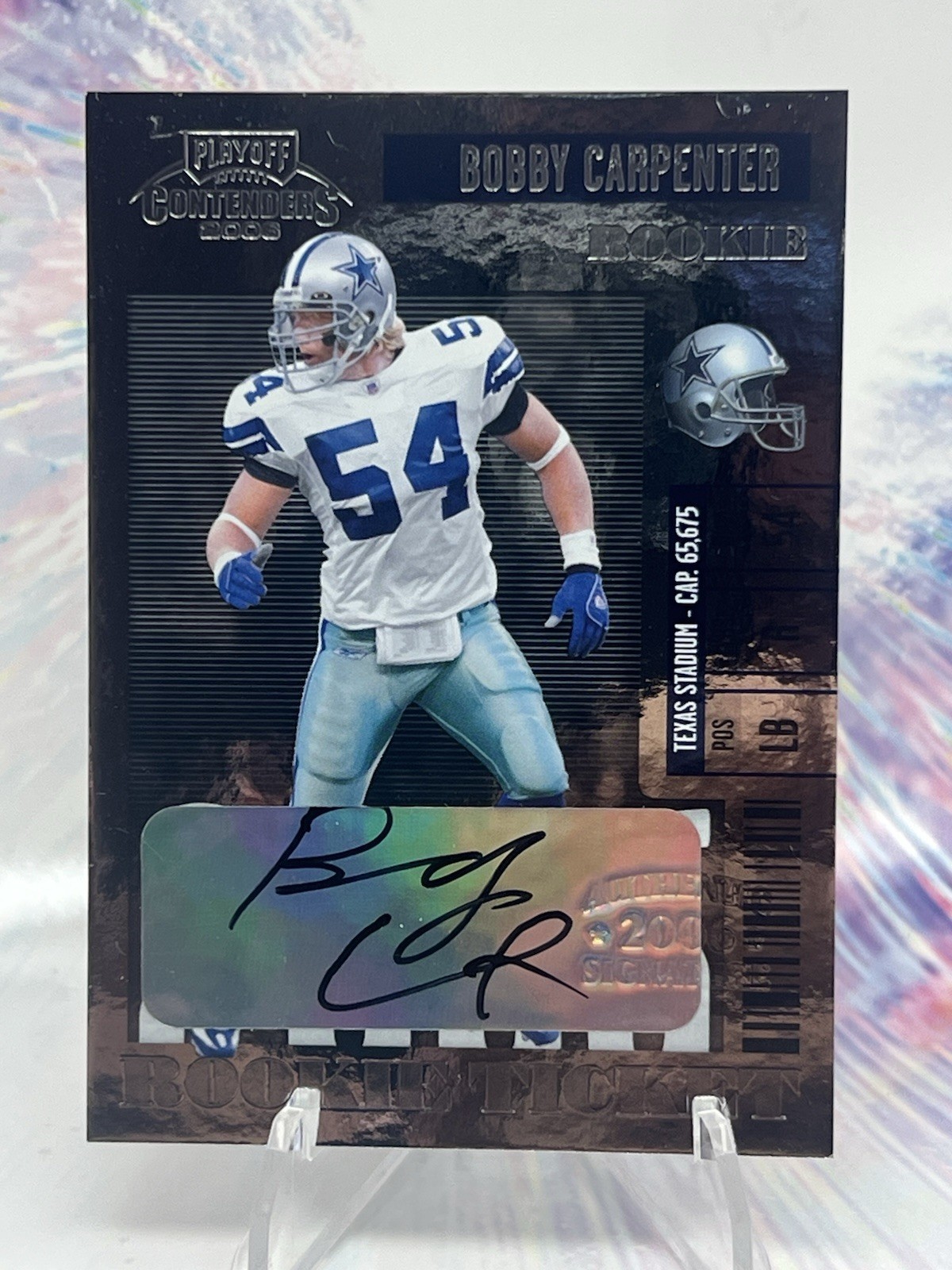 Bobby Carpenter Playoff Contenders #137 Autograph