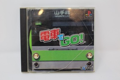 Densha De Go! with Spine Card Broken Jewel Case Sony Playstation Japan