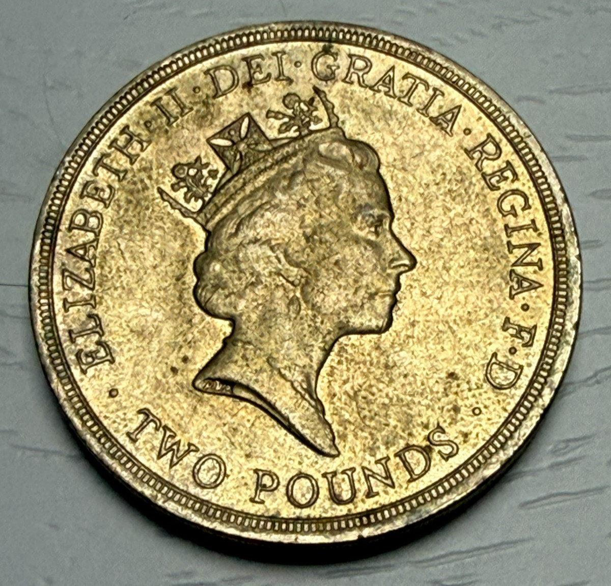 1986 XIII Commonwealth Games Scotland UK Commemorative Two Pounds £2 Coin