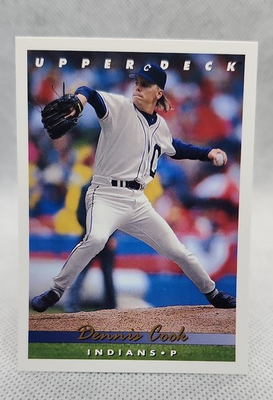 #ad 1993 Upper Deck Dennis Cook #202 Funny Face Oddball $4.99