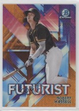 2021 Bowman Mega Box Orange Mojo Refractor 23/25 Robert Hassell III #FUT-RH 01qn