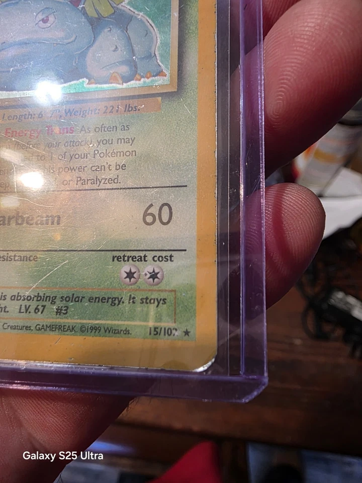 Venusaur 015/102 Base Set Holo - Image 2 of 3