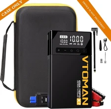 Hard Travel Case for VTOMAN X5 Jump Starter Air Compressor Portable Storage Bag