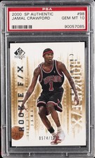 2000 SP AUTHENTIC #98 JAMAL CRAWFORD #/1250 PSA 10