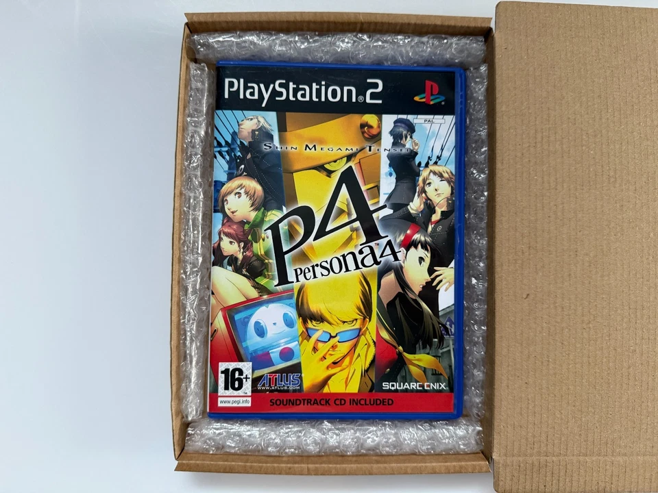 Persona 4 PS2 - UK PAL VGC CIB with Soundtrack - Natural Disc - Tracked - Image 2 of 4