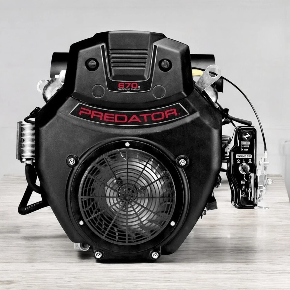 NEW Predator 22 HP (670cc) V-Twin Horizontal Shaft Gas Engine EPA | eBay