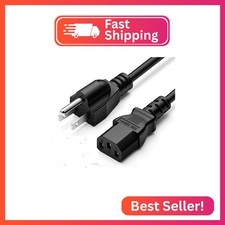 3 Prong Printer Power Cord Cable, Compatible with HP LaserJet Pro MFP, M, and P