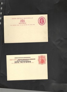 BRITISH COLONIES-POSTAL CARDS-CLASSIC OLDER -LOT OF 8-MINT-VF-#20