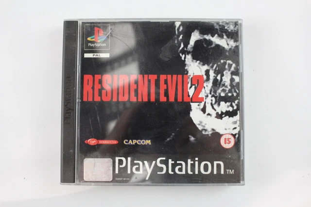 Lot 5 Resident Evil 2 Playstation 1 Black Label Both Discs & Manual