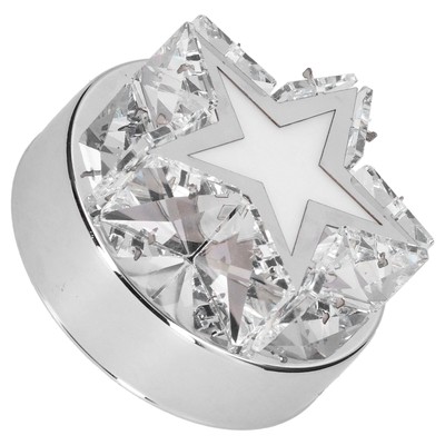 Star Shaped Stainless Steel Ceiling Lamp White Light Fixture for Kitchen