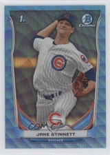 2014 Bowman Draft Chrome Blue Wave Refractor Jake Stinnett #CDP43 0l1