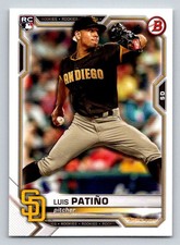 2021 Bowman #44 Luis Patino RC (ref 194352)