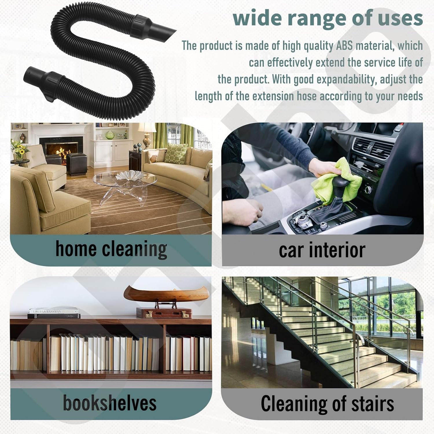 5140128-68 Hose Assembly Compatible with De-walt Vacuum Hose DCV581H, DCV580, 70