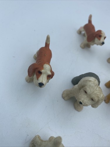 VTG lot of 15 MEG Puppy in My Pocket Figures Dogs 2 Cats And goat - Picture 13 of 17