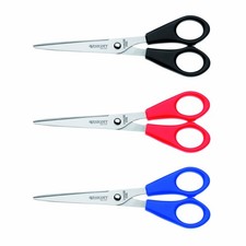 B&uuml;roschere 17cm 3er Set schwarz/rot/blau Westcott E-31032