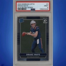 2024 Panini - Donruss Optic Football - 2014 (RC) Retro Series Drake Maye #3