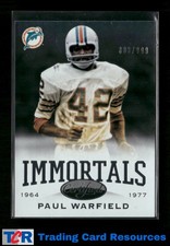 2014 Panini Certified #196 Paul Warfield #/999