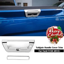 Chrome Tailgate Door Handle Cover Trim Decor Bezel for Ford F150 2015-2020 2pcs
