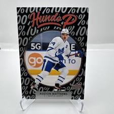 Auston Matthews Hundo P 2021-22 Upper Deck Hockey #HP-18