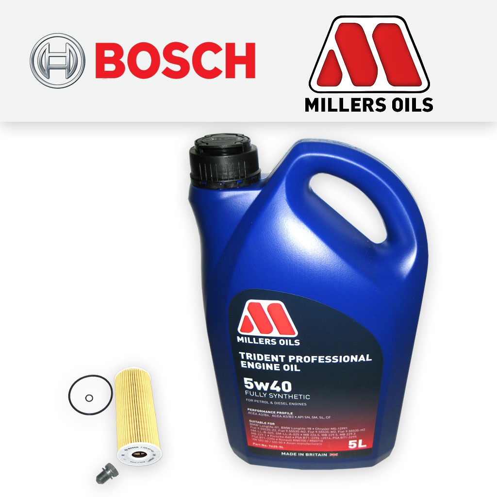 SERVICE KIT for SKODA OCTAVIA (1U) 1.9 TDI OIL FILTER +5w40 FS OIL (1998-2010)