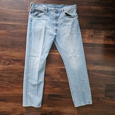 Levis Red Tab 501 Mens 38X32 Medium Stonewash 100 Cotton Jeans