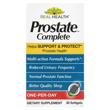 Real Health Prostate Complete 30 Softgels Dairy-Free, Gluten-Free, No Artificial
