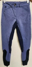 Piper Breeches By SmartPak Mid Rise Equestrian Riding Womans Sz26L Blue Navy NEW