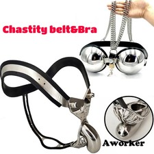 Stainless Steel Male Chastity Belt Pierced Breathable Cage EMCC Bondage Device