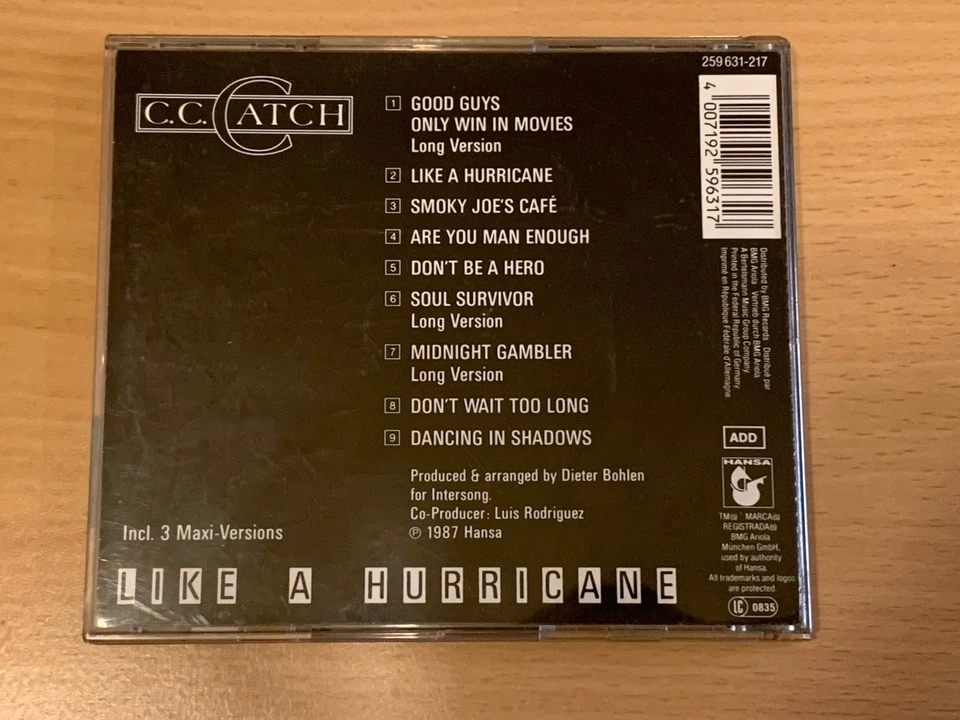 Musik CD CC Catch Like a Hurricane - Bild 2 von 2