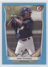 2014 Bowman Draft Blue 8/399 Troy Stokes Jr Troy Stokes #DP111 1c7
