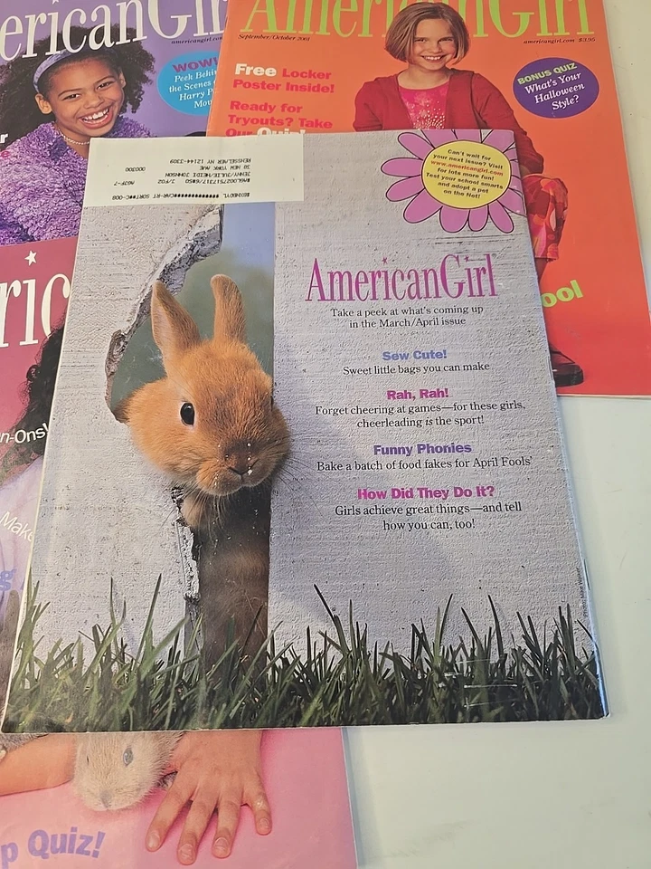 2001 American Girl Doll Magazine Set Of 4 Y2K Vintage Teen AG Missing 2 Issues Foto 3 de 4
