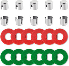 10PCS Battery Post Shims with 12PCS Felt Washers,Battery Terminal Shim for Repai