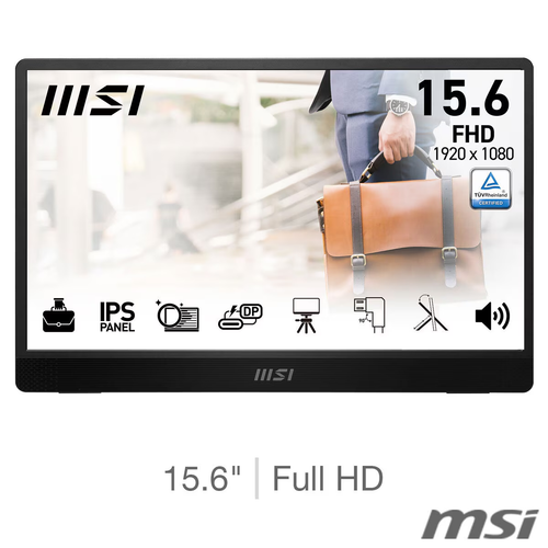 MSI MP161 E2 Full HD 60Hz IPS 15.6 Inch Portable Monitor, 9S6-3PB70H-028 - Photo 8/12