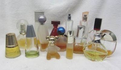 15 Collectible Avon Glass Shaped Bottles Vintage